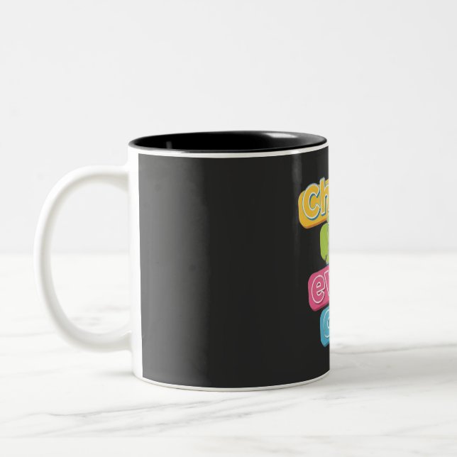 Choose Joy Everyday ! Two-Tone Coffee Mug (Left)