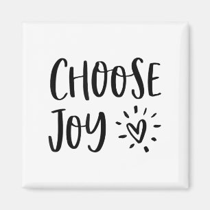 Choose Joy Hapness Heart Insrational Motivational  Magnet
