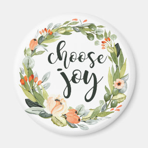 Choose Joy, Inspirational Faith Magnet