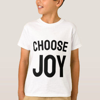 Choose joy - positive vibes kid's t-shirt
