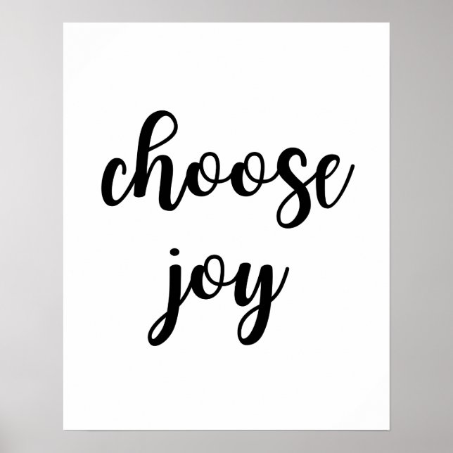 Choose Joy Poster (Front)