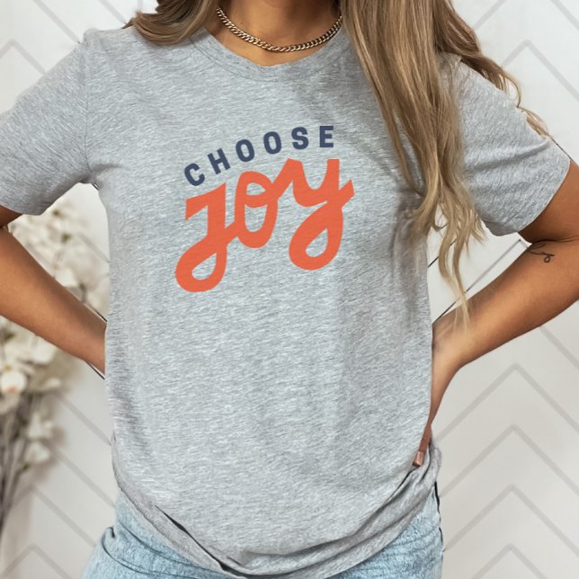 Choose Joy Retro Inspirational Christian  T-Shirt (Creator Uploaded)