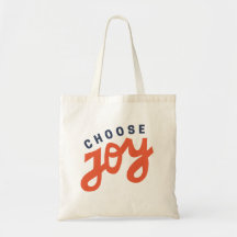 Choose Joy Retro Inspirational Shopping