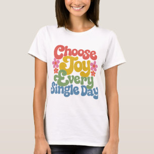 Choose Joy Retro Rainbow T-Shirt