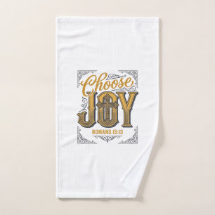 Choose Joy Romans 15_13 Christian Faith Shirt_1 Hand Towel