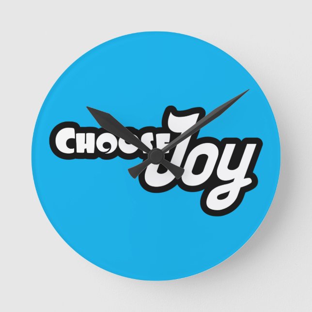 Choose Joy Round Clock (Front)