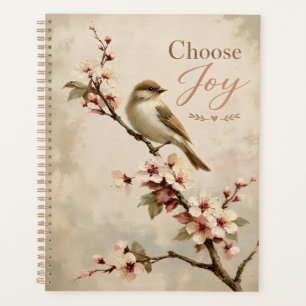 Choose Joy Spring Bird Art Planner