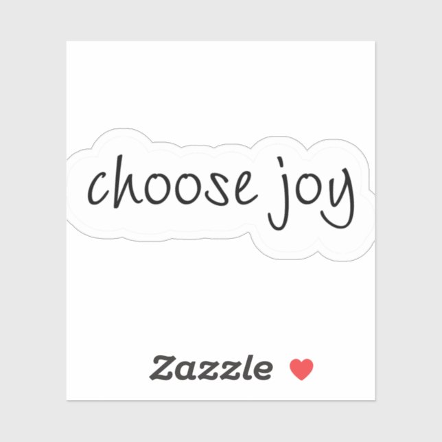 Choose joy sticker (Sheet)