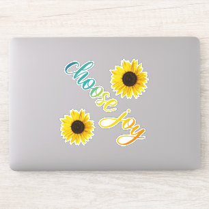 Choose joy sunflower