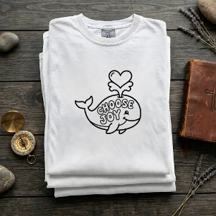 Choose Joy Whale SVG T-Shirt for Kids