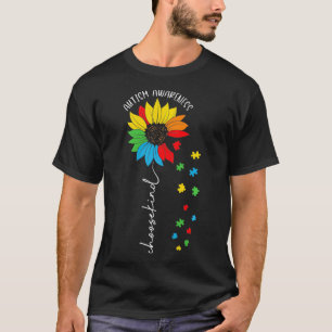 Choose Kind Autism Awareness Be Kind Sunflower Mum T-Shirt