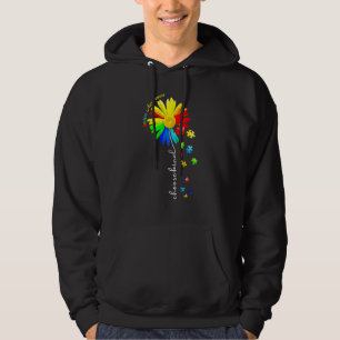 Choose Kind Autism Awareness Sunflower Hoodie