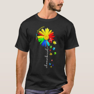 Choose Kind Autism Awareness Sunflower T-Shirt