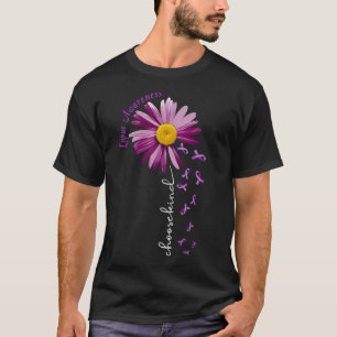 Choose Kind Lupus Awareness Gift Purple Ribbon  T-Shirt