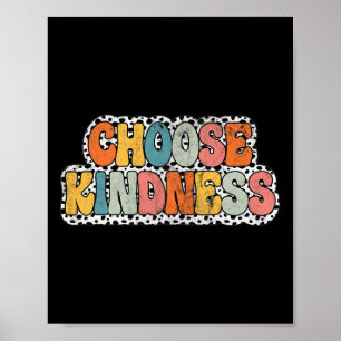 Choose Kindness Groovy Be Kind Teacher Back To Sch Poster