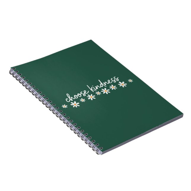 Choose Kindness Inspirational Motivational Teacher Notebook (Right Side)