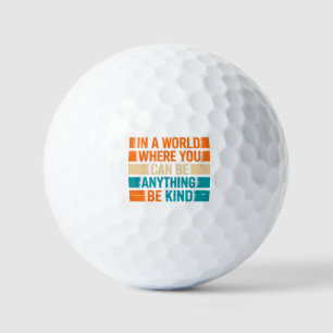 Choose Kindness - Inspirational Typography Golf Balls