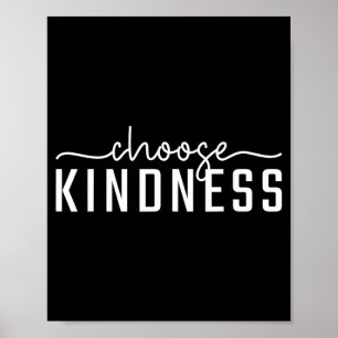 Choose Kindness Letter Print Women Men Be Kind