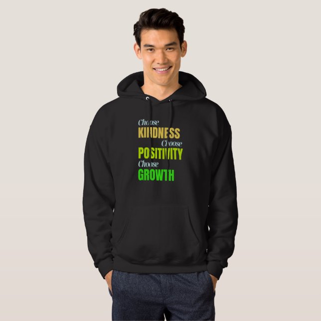 Choose Kindness Positivity Growth Hoodie (Front Full)
