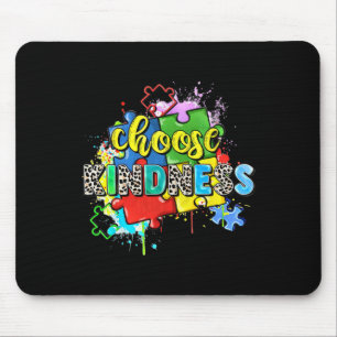 Choose Kindness Puzzle World Autism Awareness Day  Mouse Pad