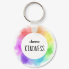 Choose Kindness Quote Rainbow Clouds