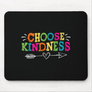Choose Kindness Retro Groovy - Be Kind Mouse Pad