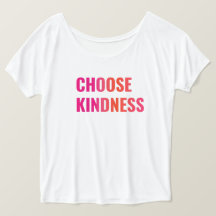 Choose Kindness Sunset Slouchy Tee