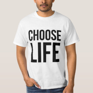 Choose Life 80s Vintage Classic Prolife T-Shirt