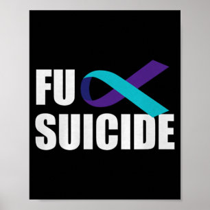 Choose Life Awareness Ribbon Prevention Premium Poster