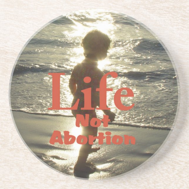 choose life coaster (Front)