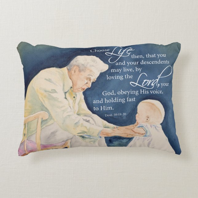 Choose Life Decorative Cushion (Front)
