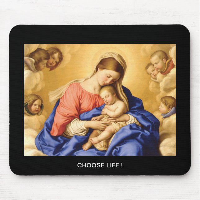 CHOOSE LIFE MOUSE PAD (Front)