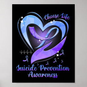 Choose Life Suicide Prevention Awareness  Poster