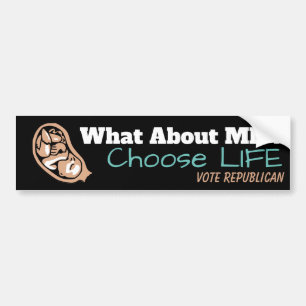 Choose Life Vote Republican Bumper Sticker