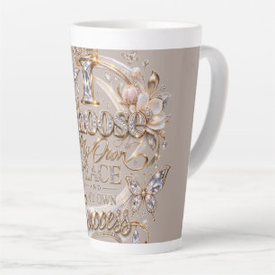 Choose My Own Peace and Success Latte Mug