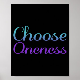 Choose Oneness Prevention Awareness Design Poster