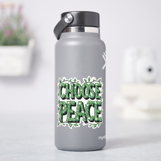 "Choose Peace" T-Shirt – Simple & Powerful Message (HydroFlask)