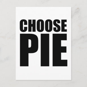 Choose Pie Postcard