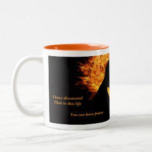 Choose power or love Two-Tone coffee mug