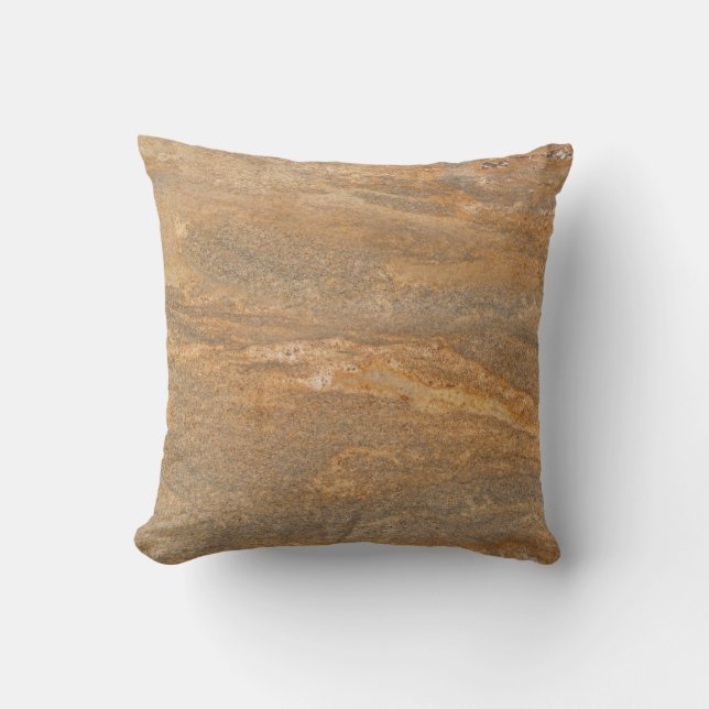 Choose solid back of Brown n Grey Textured Pillow (Front)