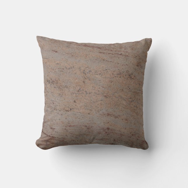 Choose solid back of Tan n Grey Textured Pillow (Front)