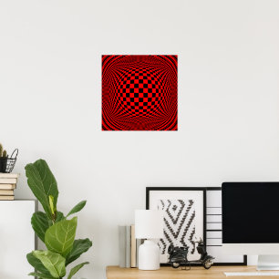 Choose the Background colour Op Art Poster