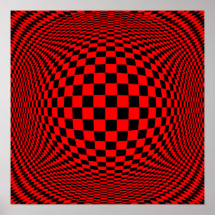 Choose the Background colour Op Art Poster