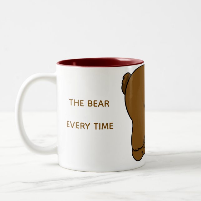 Choose the Bear coffee mug (Left)