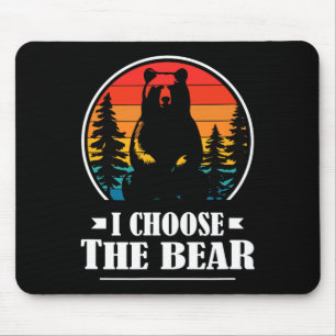 Choose The Bear Feminist Rage Feminism 1 Mouse Pad