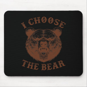 Choose The Bear Feminist Rage Feminism Mouse Pad
