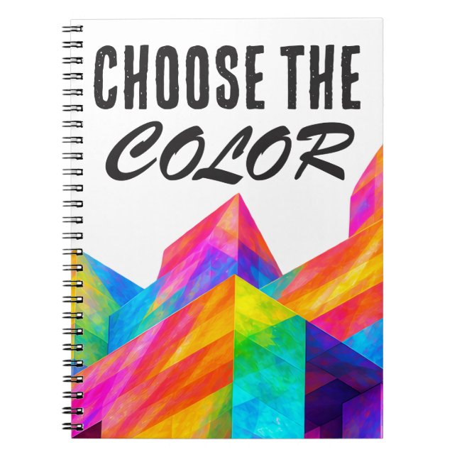 Choose the color notebook (Front)
