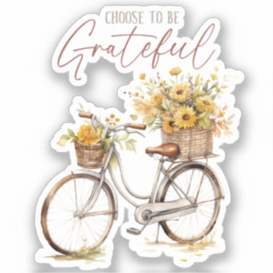 Choose to Be Grateful – Bicycle & Rustic Fall