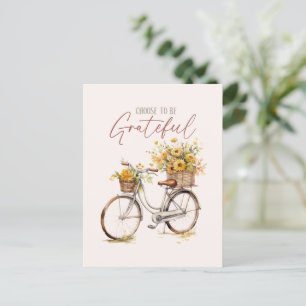 Choose To Be Grateful Postcard
