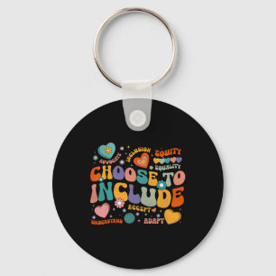 Choose To Include Autism Awareness Key Ring